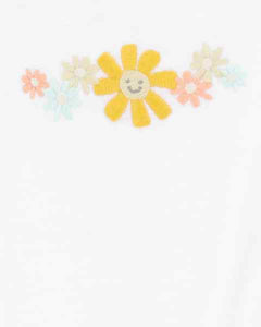 Carter's Toddler Girl White Floral Crop Top