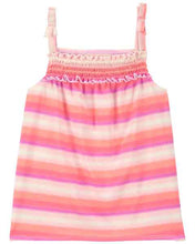 Cargar imagen en el visor de la galería, Oshkosh Toddler Girl Multi Color Textured Smocked Tank Top
