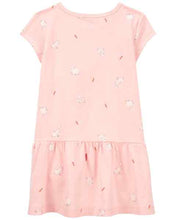 Load image into Gallery viewer, Carter&#39;s Toddler Girl Pink Bunny Dress
