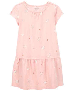 Carter's Toddler Girl Pink Bunny Dress