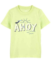 Cargar imagen en el visor de la galería, Carter&#39;s Toddler Boy Green Ahoy Tee
