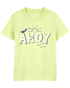 Carter's Toddler Boy Green Ahoy Tee