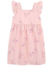 Load image into Gallery viewer, Carter&#39;s Toddler Girl Pink Butterfly Print Dress
