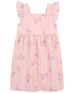 Carter's Toddler Girl Pink Butterfly Print Dress