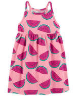 Carter's Toddler Girl Pink Watermelon Tank Dress