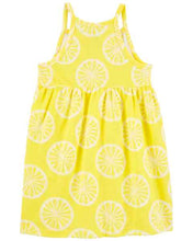 Load image into Gallery viewer, Carter&#39;s Toddler Girl Yellow Lemon Tank Dress
