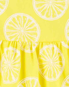 Carter's Toddler Girl Yellow Lemon Tank Dress