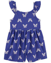 Afbeelding in Gallery-weergave laden, Carter&#39;s Toddler Girl Butterfly Ruffle Floral Romper
