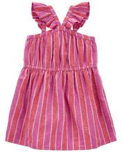 Afbeelding in Gallery-weergave laden, Carter&#39;s Toddler Girl Pink Striped Dress
