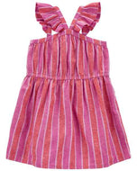 Carter's Toddler Girl Pink Striped Dress