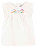 Carter's Toddler Girl White Floral Tee