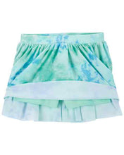 Afbeelding in Gallery-weergave laden, OshKosh Toddler Girl Green/ Blue Tie Dye Skort
