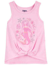 Afbeelding in Gallery-weergave laden, Oshkosh Toddler Girl Pink Mermaid Tank Top
