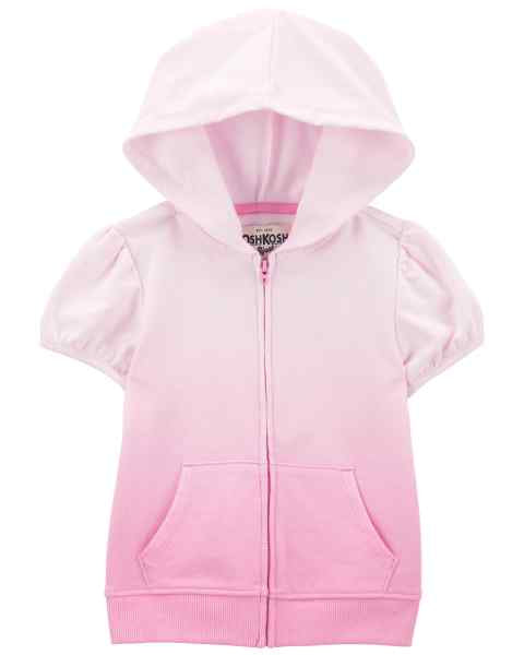 Oshkosh Toddler Girl Pink Tye Dye Hoodie