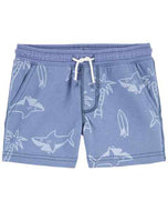 Carter's Toddler Boy Blue Sharks Pull-On Shorts