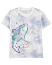 Afbeelding in Gallery-weergave laden, Carter&#39;s Toddler Boy Tye Dye Shark Tee
