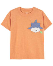 Load image into Gallery viewer, Carter&#39;s Toddler Boy Orange Pocket Tee
