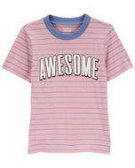 Carter's Toddler Boy Awesome Pink Tee