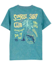 Load image into Gallery viewer, OshKosh Toddler Boy Sunrise Blue Tee
