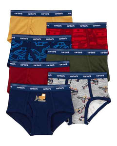 Carter's 7pc Kid Boy Excavator Cotton Briefs