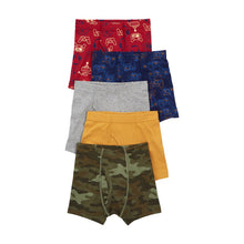 Afbeelding in Gallery-weergave laden, Carter&#39;s 5pc Kid Boy Boxer Cotton Briefs
