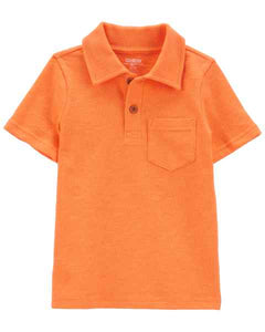 OshKosh Toddler Boy Orange Polo