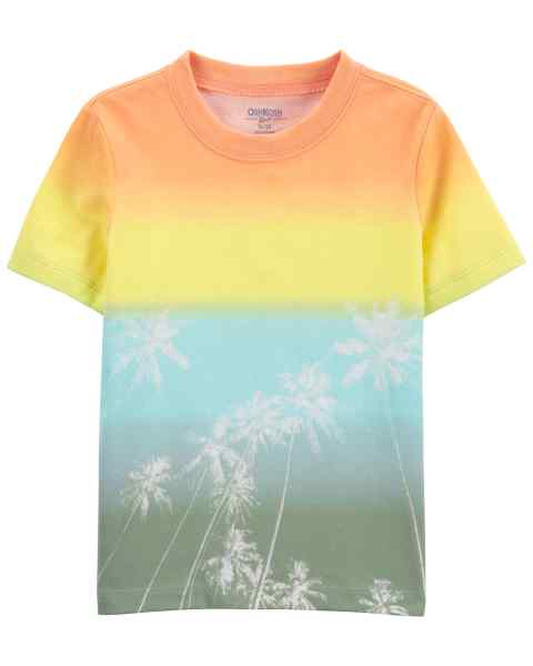 OshKosh Toddler Boy Multi Color Palm Trees Tee