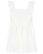 Carter's Toddler White Striped Dress