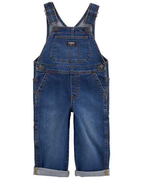 OshKosh Toddler Boy Stretch Denim Overalls