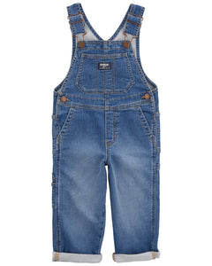 OshKosh Toddler Boy Stretch Denim Overalls