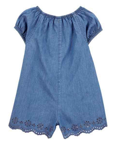 Carter's Toddler Girl Denim Romper