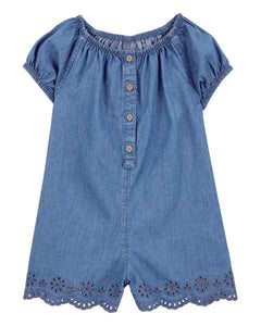 Carter's Toddler Girl Denim Romper