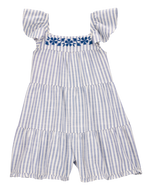 Carter's Toddler Girl Flutter Sleeve Striped Romper
