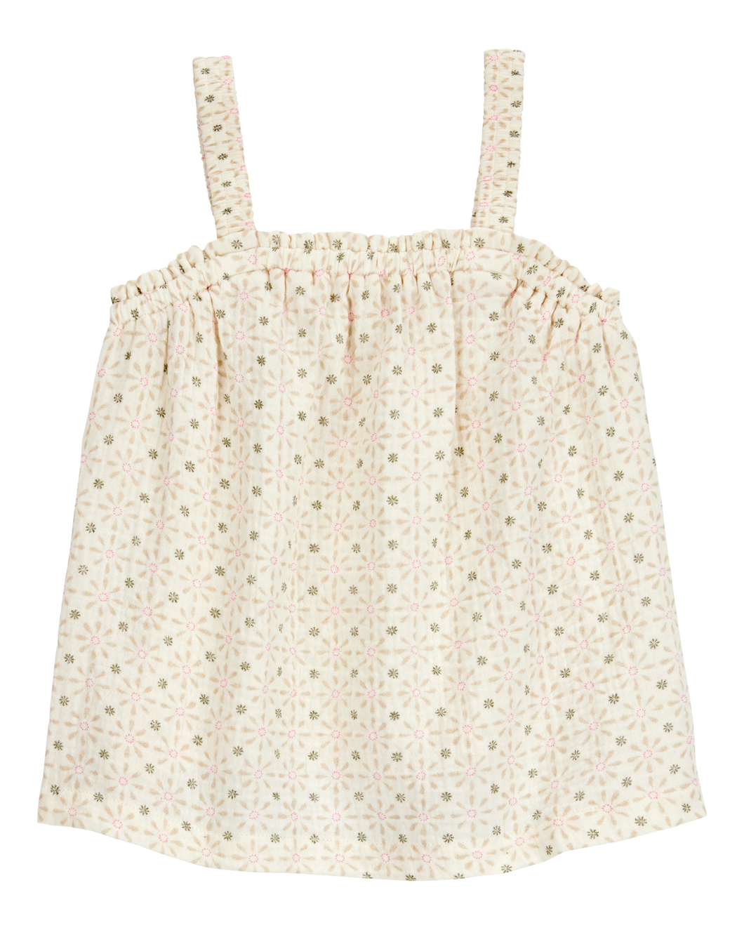 Carter's Toddler Girl Ivory Floral Tank Top