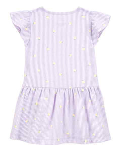 Carter's Toddler Girl Purple Lemon Dress