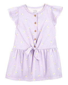 Carter's Toddler Girl Purple Lemon Dress