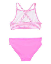 Load image into Gallery viewer, Carter&#39;s 3pc Toddler Girl Flamingo Rashguard &amp; Bikini Swim Set
