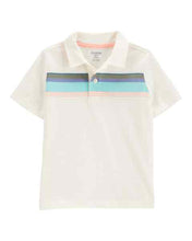 Cargar imagen en el visor de la galería, OshKosh Toddler Boy Cream Polo
