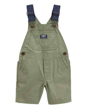 Cargar imagen en el visor de la galería, OshKosh Toddler Boy Green Shortalls
