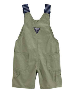 OshKosh Toddler Boy Green Shortalls