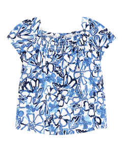 Carter's Toddler Girl Blue Floral Top