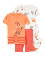 Carter's 4pc Toddler Boy Beach Crab Print Pajama Set