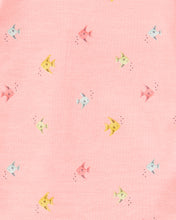 Afbeelding in Gallery-weergave laden, Carter&#39;s 4pc Toddler Girl Pineapple Fish Snug Fit Cotton Pajama Set
