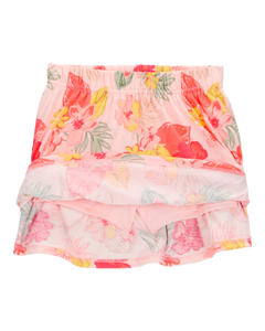Carter's 2pc Toddler Girl Top and Floral Skort Set