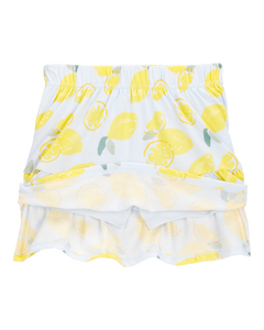 Carter's 2pc Toddler Girl White Top and Lemon Skort Set