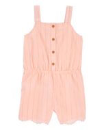 Carter's Toddler Girl Gold Lines Romper