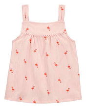 Cargar imagen en el visor de la galería, Carter&#39;s Toddler Girl Pink Flamingo Top
