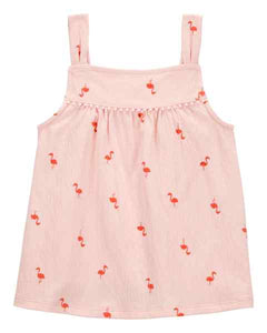 Carter's Toddler Girl Pink Flamingo Top