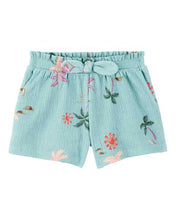 Carregar imagem no visualizador da galeria, Carter&#39;s Toddler Girl Blue Beach Vibes Shorts
