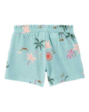 Carregar imagem no visualizador da galeria, Carter&#39;s Toddler Girl Blue Beach Vibes Shorts
